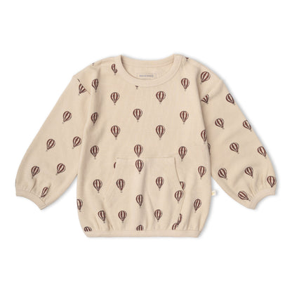 Organic Tee & Pant Slouch Set - Ballon Voyage