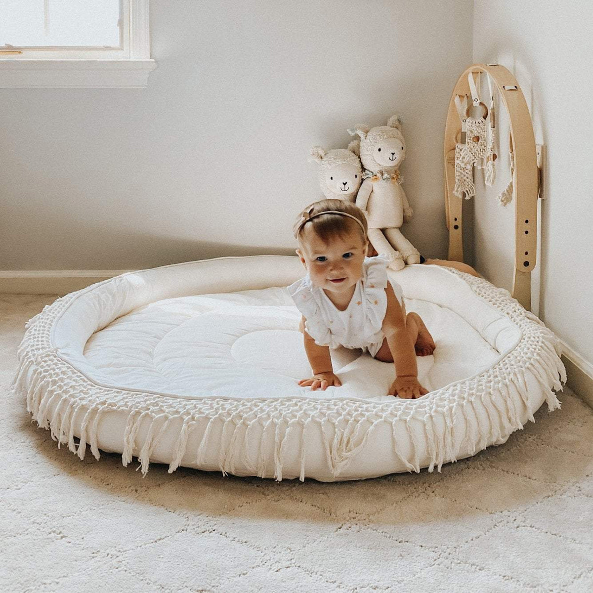 Macrame Organic Round Play Mat