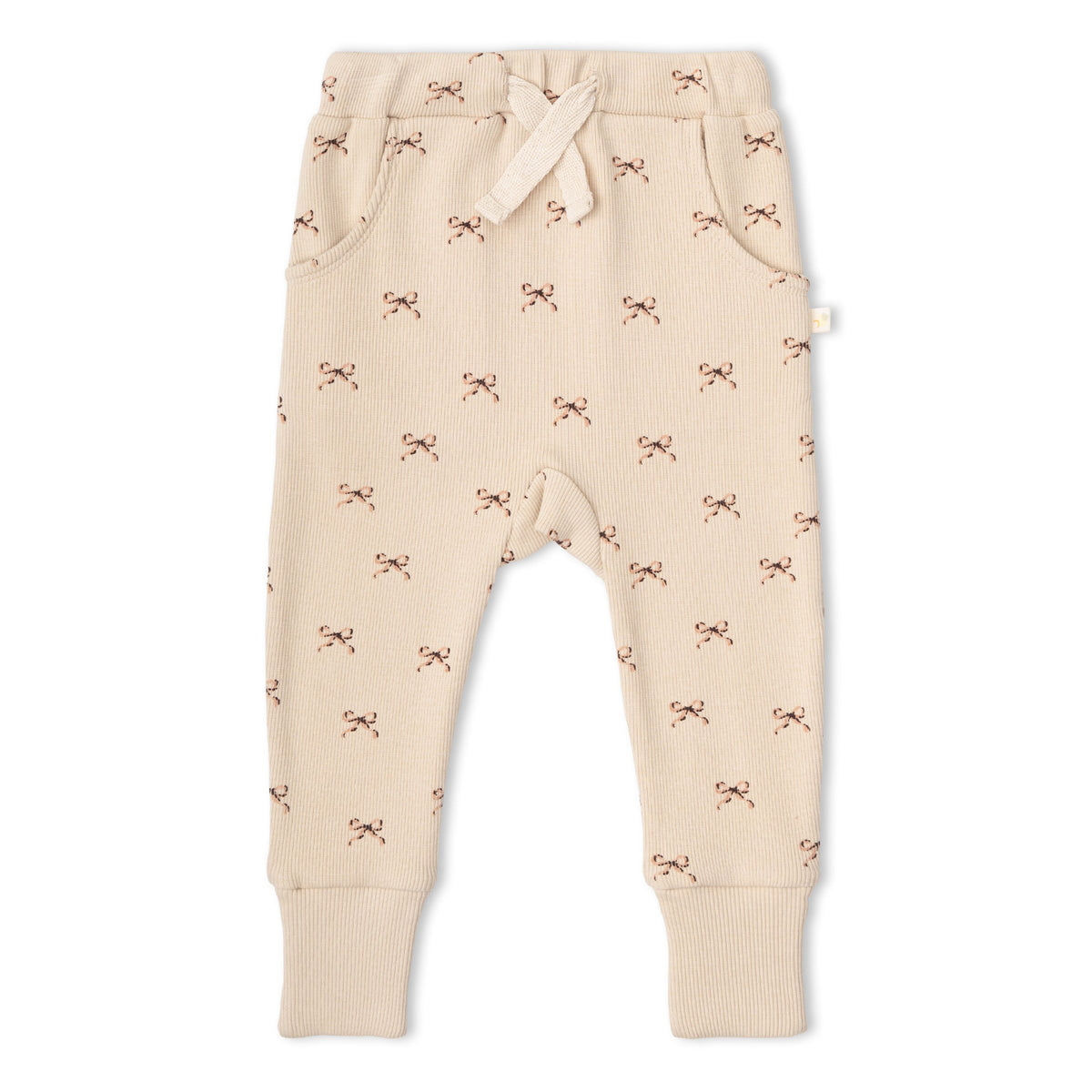 Organic Ruffle Collar Onesie & Pants Set - Tiny Bows