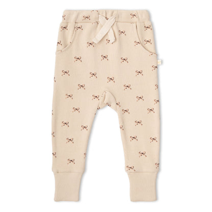 Organic Ruffle Collar Onesie & Pants Set - Tiny Bows