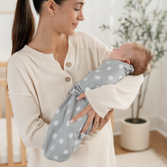 Easy Swaddle Blankets in Grey, Pack of 3
