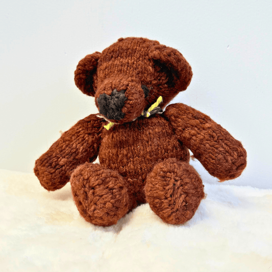 Wool Knit Buddy  | Bree the Brown Bear
