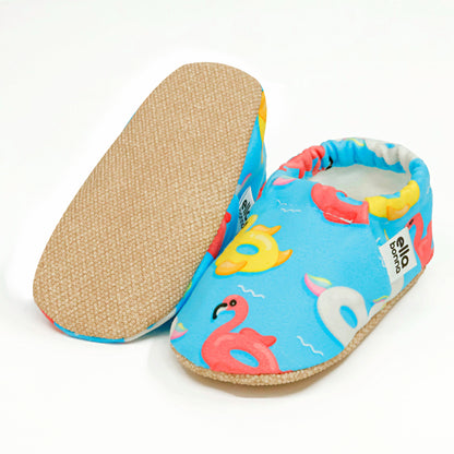 Ella Bonna Non-Slip Sole Duck Patterned Baby Booties, Home Boot Slippers Nursery Shoes
