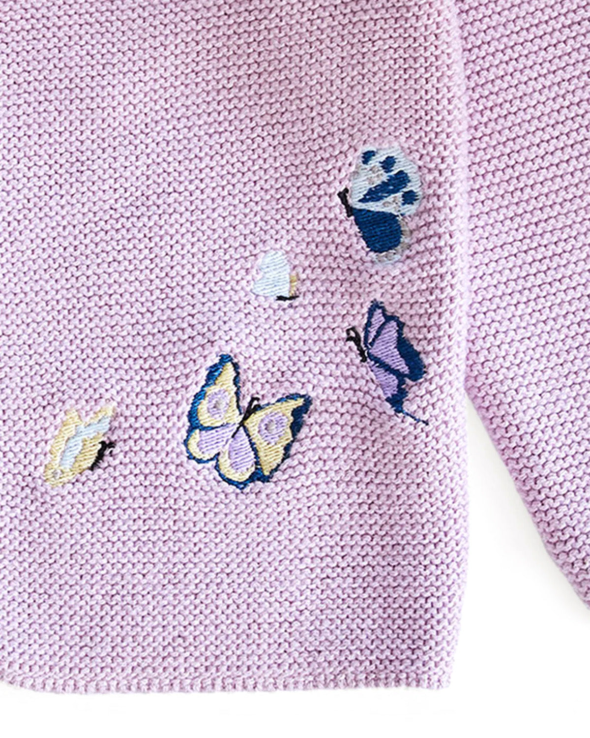 Baby Embroidered Butterfly Knit Cardigan