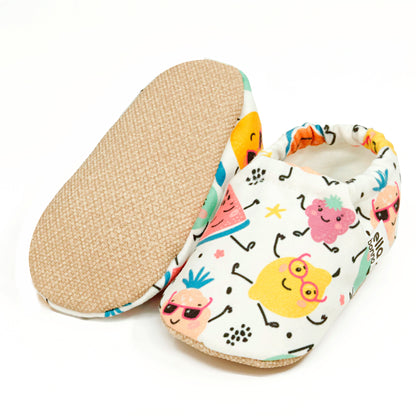 Ella Bonna Baby Moccasins, Slippers, Fruits