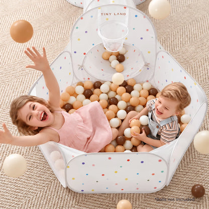 Tiny Land® Compact Adventure 3-in-1 Play Tunnel With no Balls