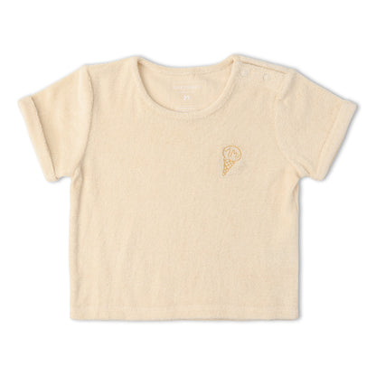 Organic Terry Tee & Shorts Set - Butter Yellow