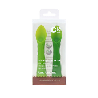 Silicone Infant Spoons for Baby-Led Weaning (2-Pack)