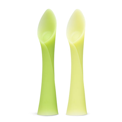 Silicone Infant Spoons for Baby-Led Weaning (2-Pack)