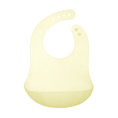 Silicone Bib with Pocket, Waterproof, Adjustable, 6 Months+