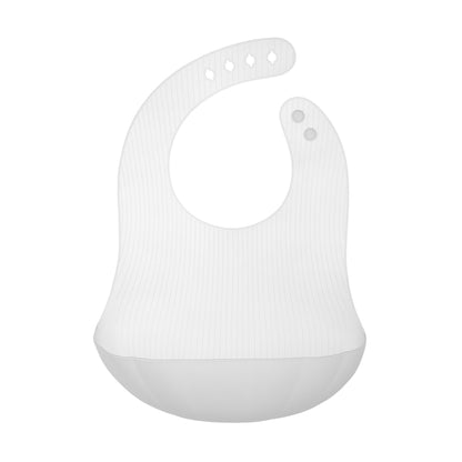 Silicone Bib with Pocket, Waterproof, Adjustable, 6 Months+