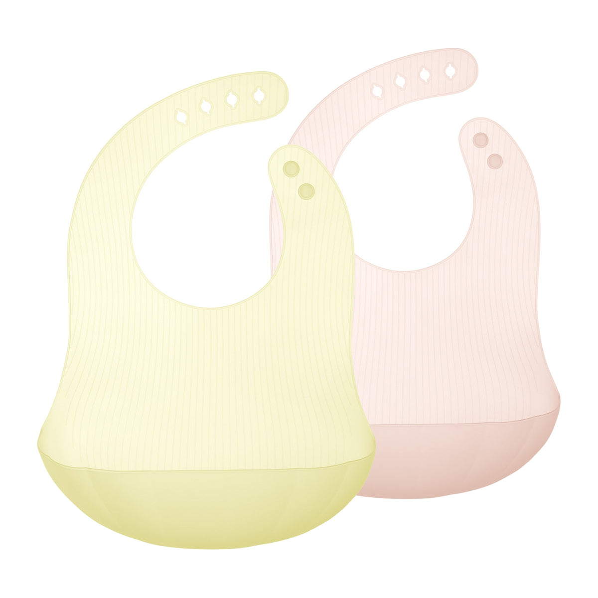 Silicone Bib with Pocket, Waterproof, Adjustable, 6 Months+