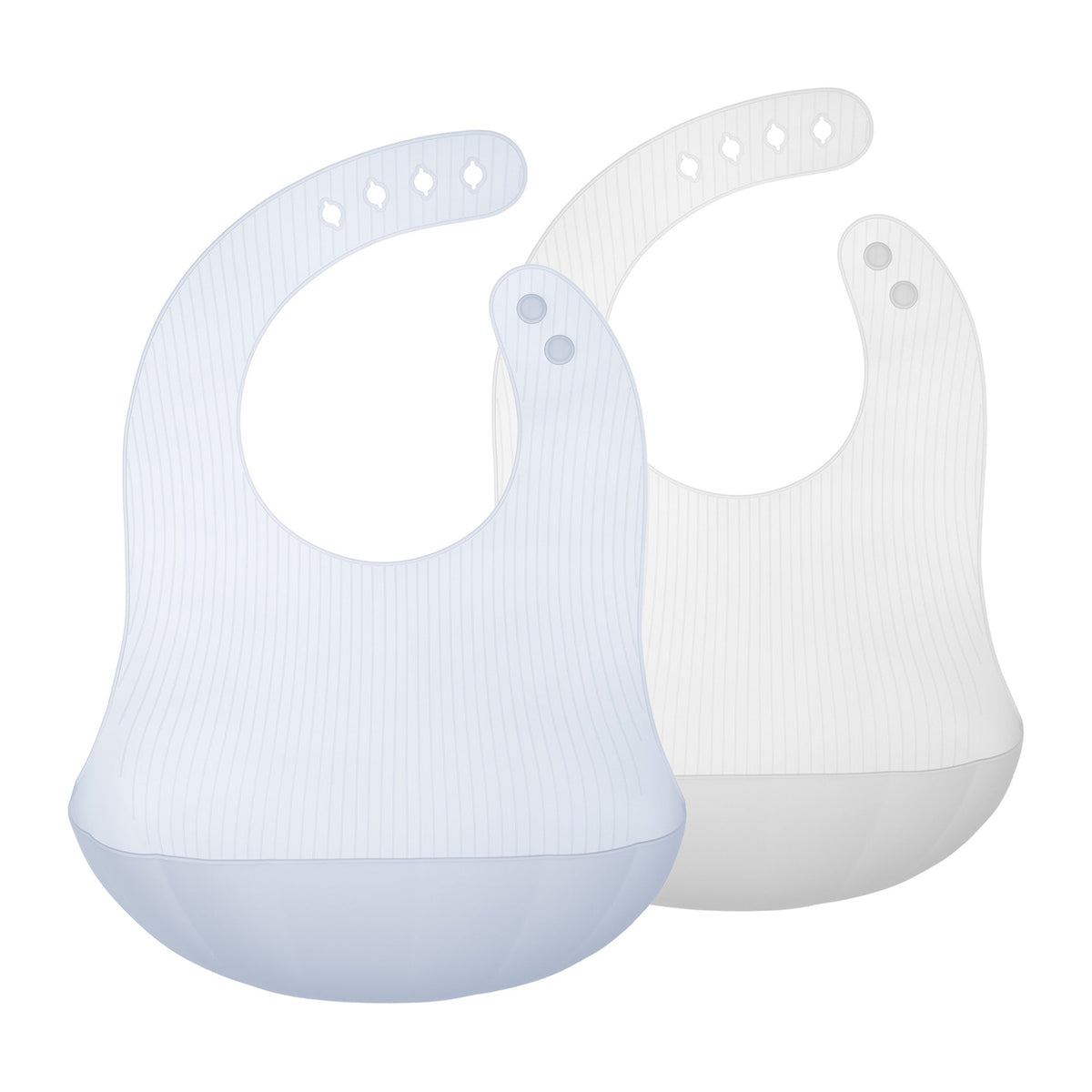Silicone Bib with Pocket, Waterproof, Adjustable, 6 Months+