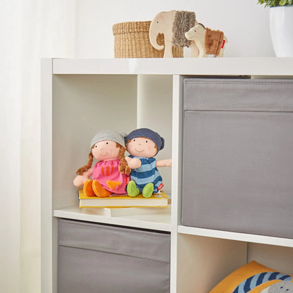 Plush Doll with Blue Outfit
