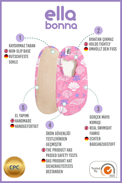 Non-Slip Baby Water Shoes – Seashell