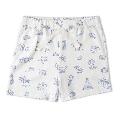 Organic Tee & Shorts Set - Coastal
