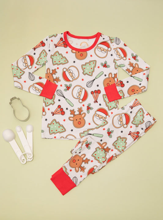Christmas Cookies Bamboo Toddler 2 Piece Set