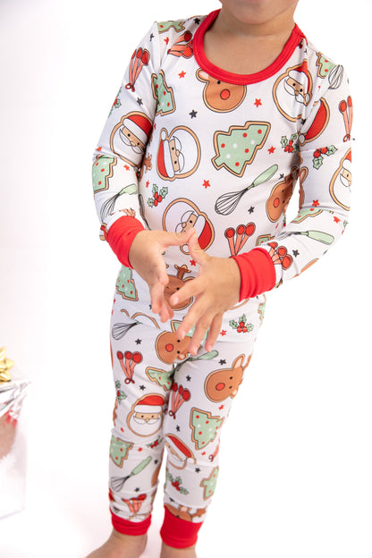 Christmas Cookies Bamboo Toddler 2 Piece Set