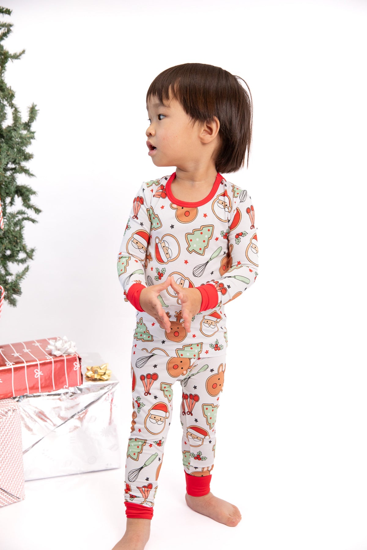 Christmas Cookies Bamboo Toddler 2 Piece Set