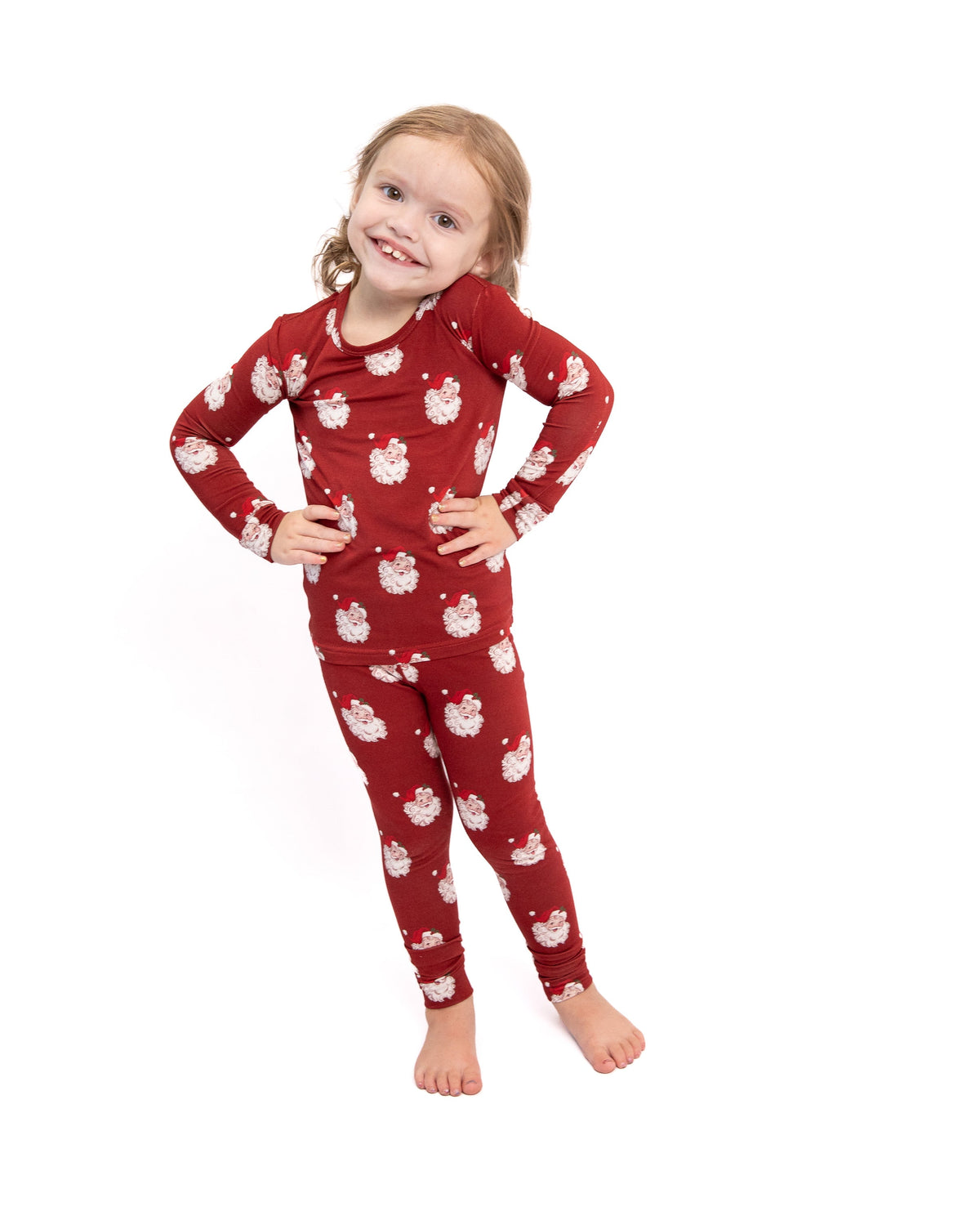 Christmas Vintage Santa Bamboo Toddler 2 Piece Set
