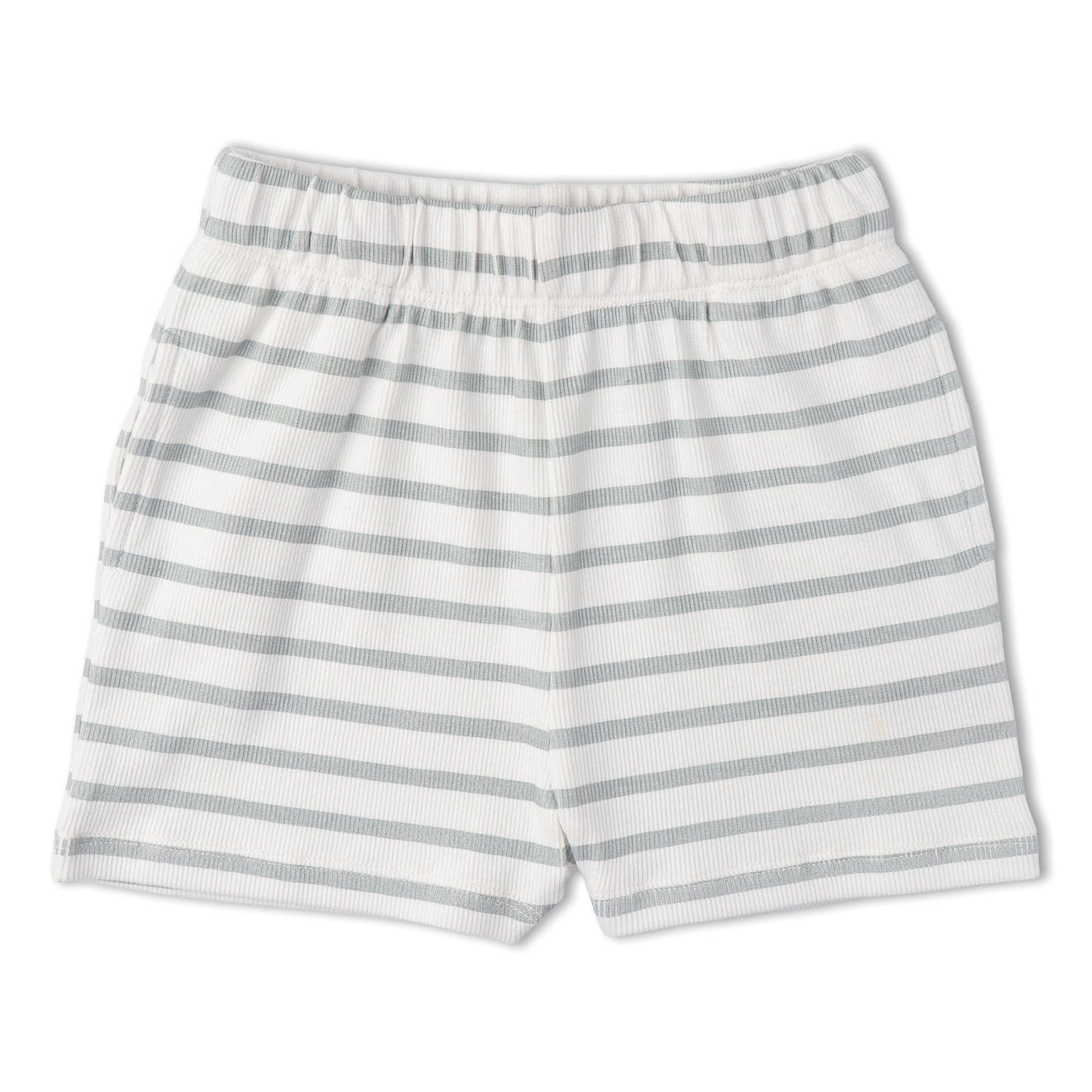 Organic Tank Top & Shorts Set - Fog Stripes