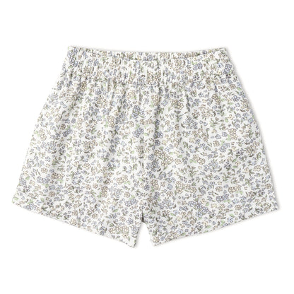 Organic Tie Up Top & Shorts Set - Tulle Floral