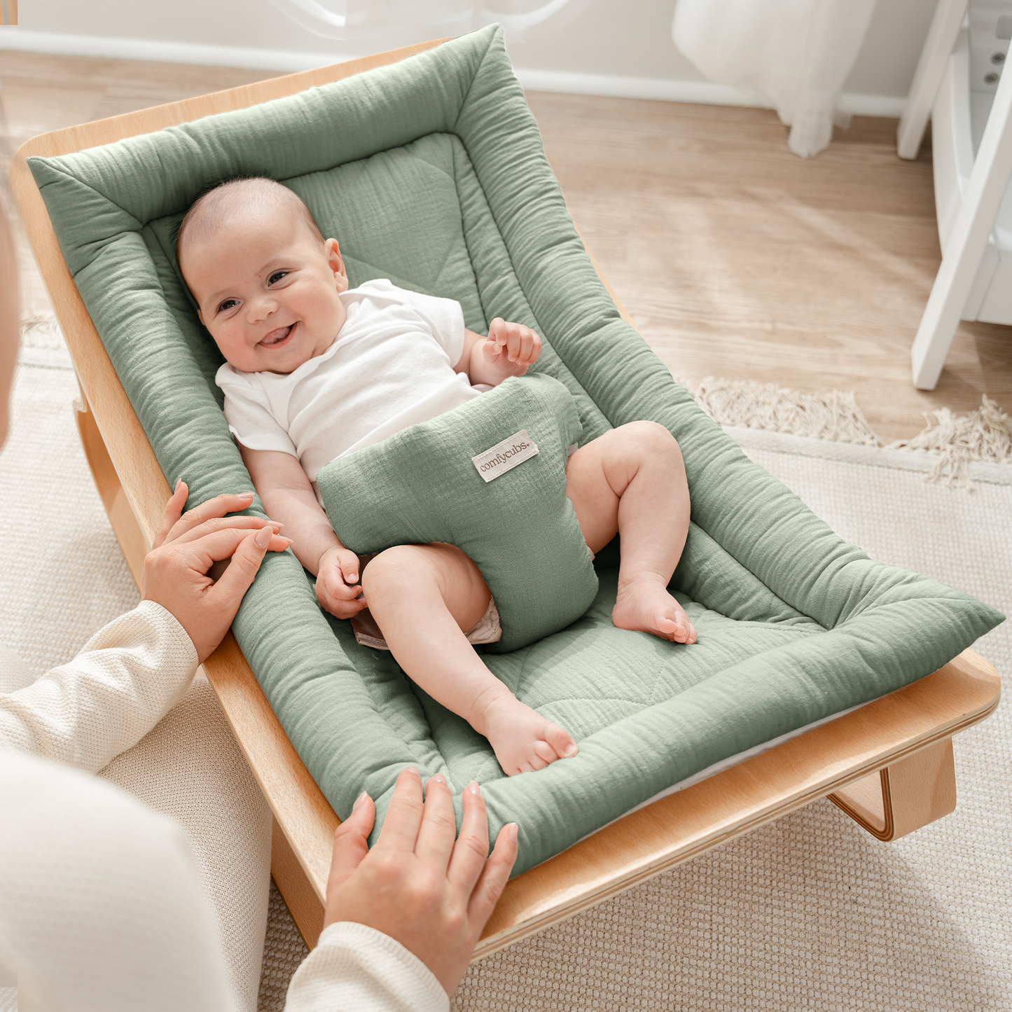 Baby Rocker for Ages 0-24 Months in Fern