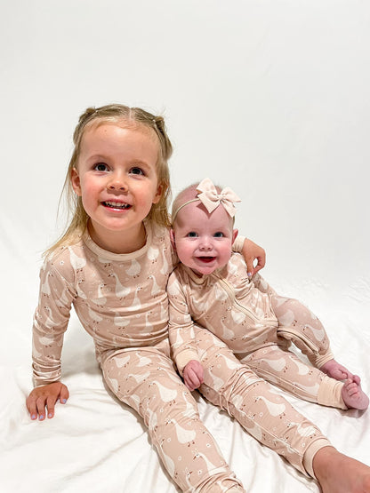 Silly Goose on the Loose 2pc Bamboo Pajamas