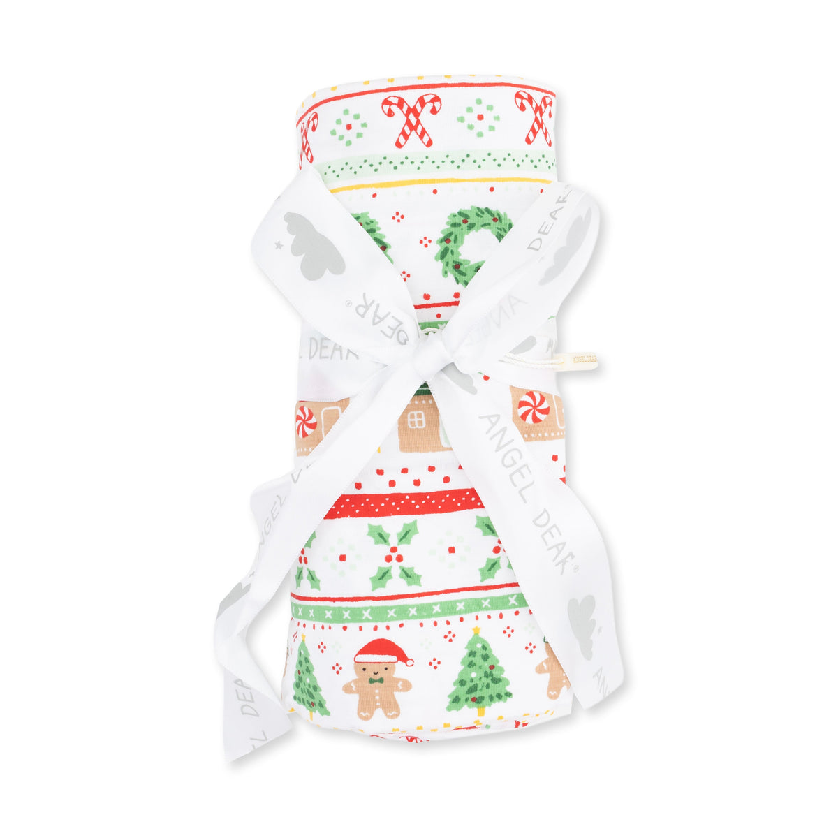Gingerbread Fair Isle Uni - Bamboo - Swaddle Blanket