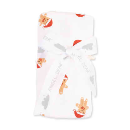 Simple Gingerbread - Ribbed - Swaddle Blanket