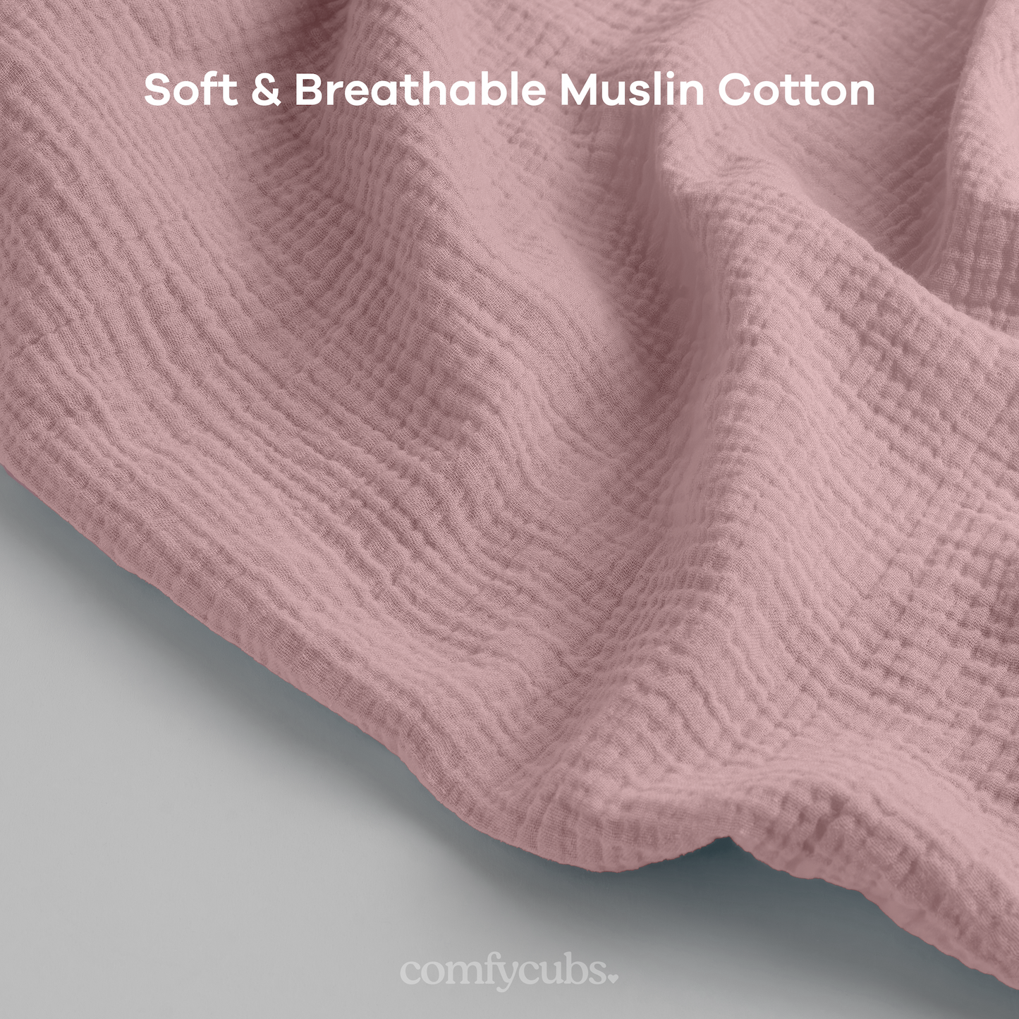 Muslin Nursing Cover, Pack of 1 in Mauve