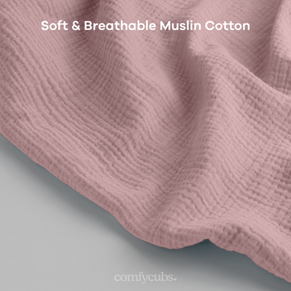 Muslin Nursing Cover, Pack of 1 in Mauve