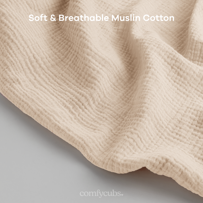 Muslin Nursing Cover, Pack of 1 in Sand