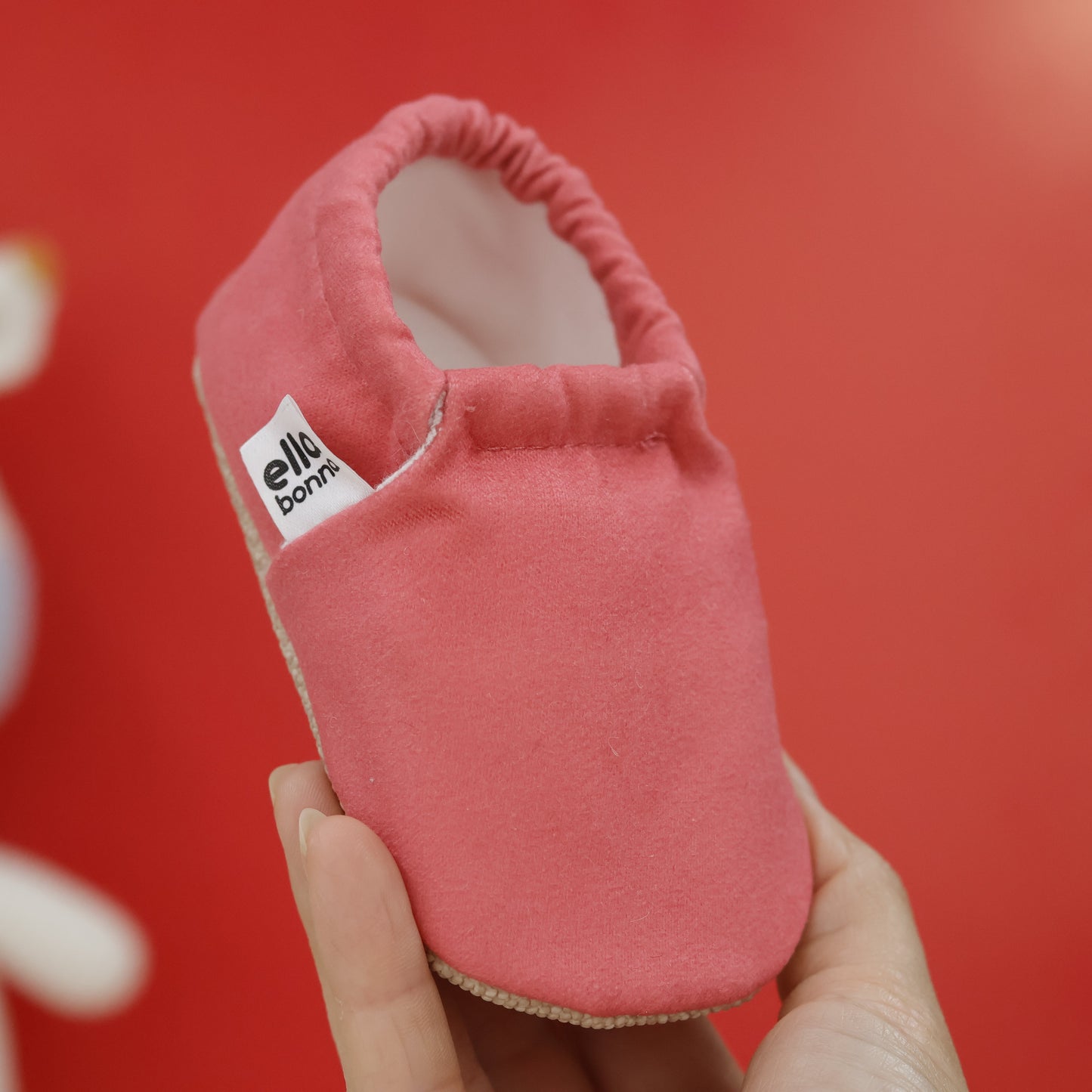 Ella Bonna Baby Moccasins, Slippers, Pink