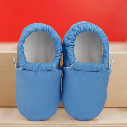 Ella Bonna Baby Moccasins, Slippers, Blue