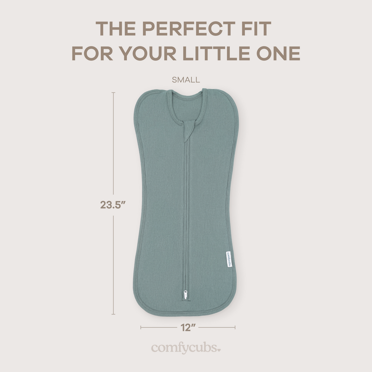Easy Zipper Swaddle Blankets in Nomadic Blue, Azul