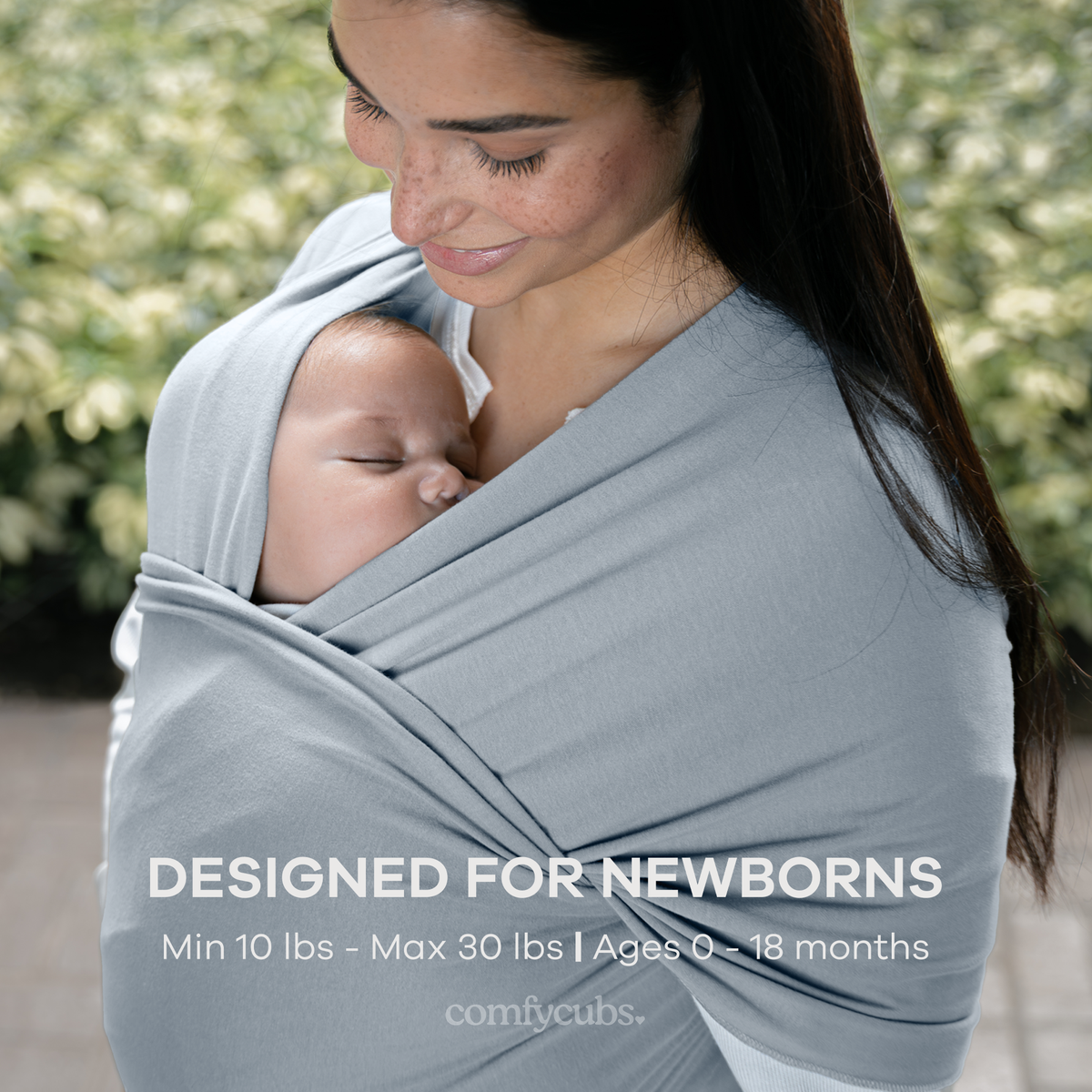 Baby Wrap Carrier in Pacific Blue