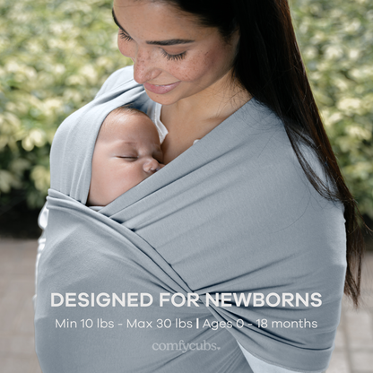 Baby Wrap Carrier in Pacific Blue