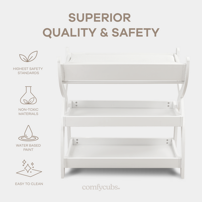 Baby Changing Table by Comfy Cubs - White