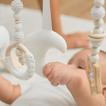 Baby Play Gym in Natural Wood