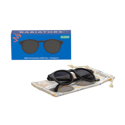 Jet Black Keyhole | Polarized Gradient Smoke Lenses