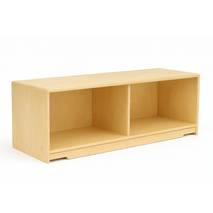 Montessori Classroom Shelf - 4' x 16" - Closed Back