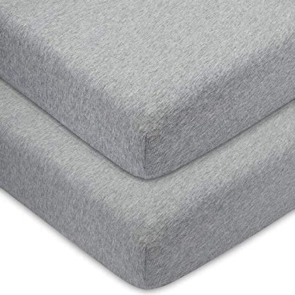 Crib Sheets in Grey
