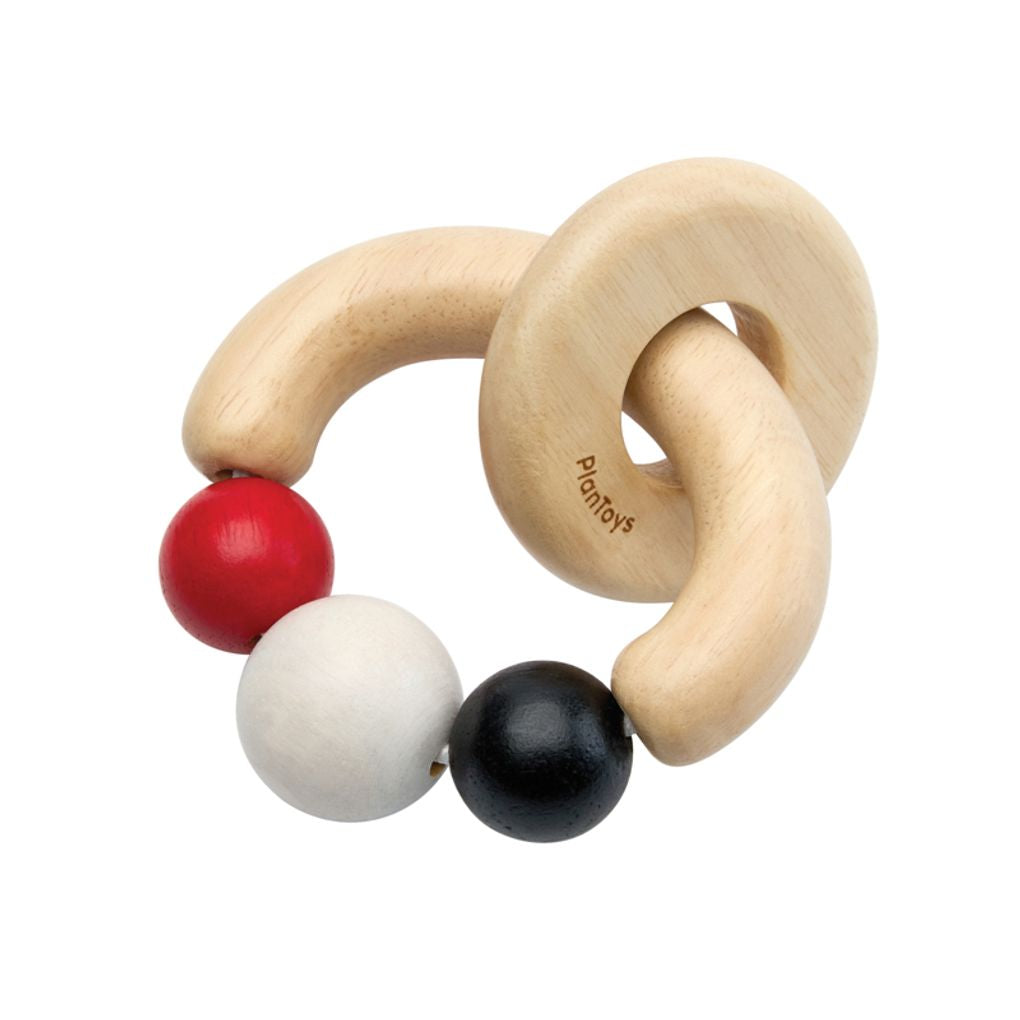 Beads Rattle - High Contrast
