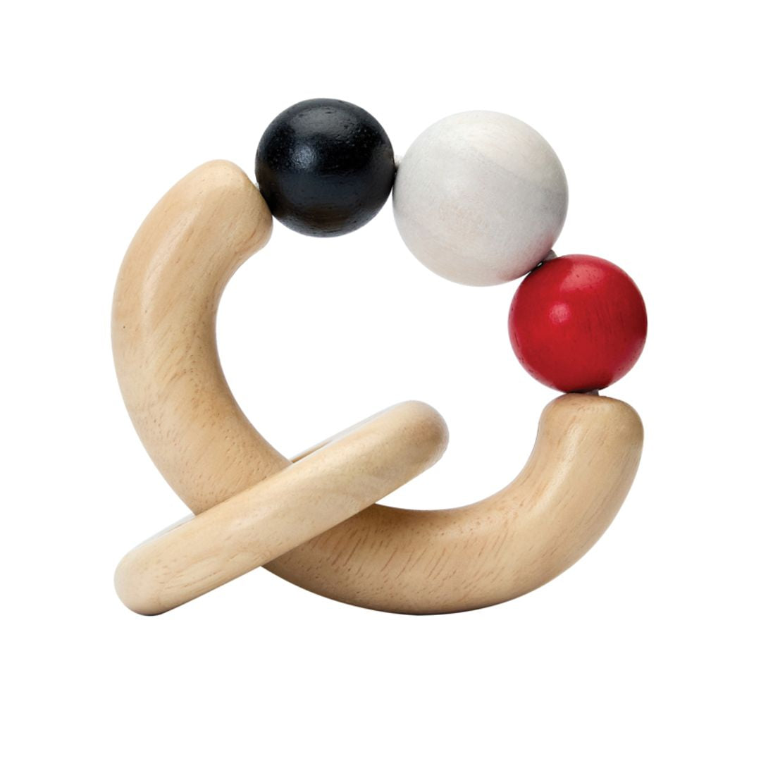 Beads Rattle - High Contrast