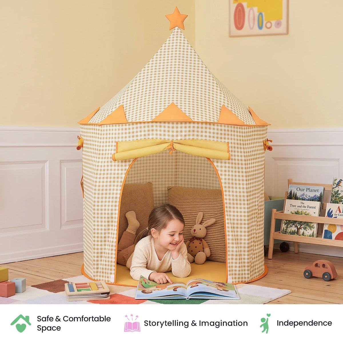 Tiny Land® Kids Tent – Indoor Tent for Toddlers