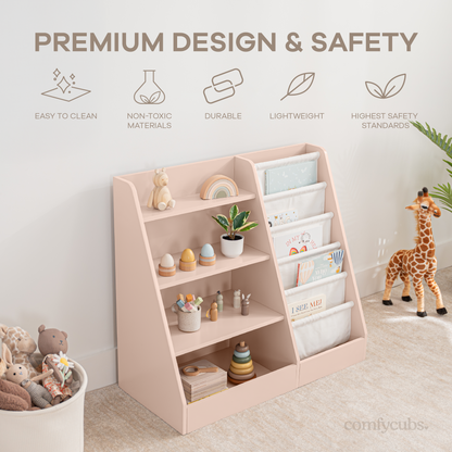 Kids Bookshelf - Blush