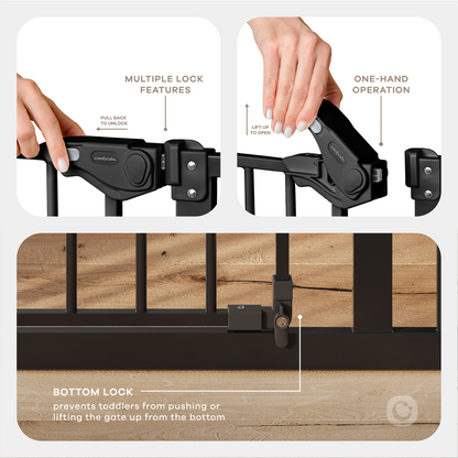 Baby Safety Gate in Black