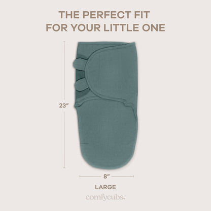 Easy Swaddle Blankets in Stone, Nomadic Blue, Azul, Pack of 3