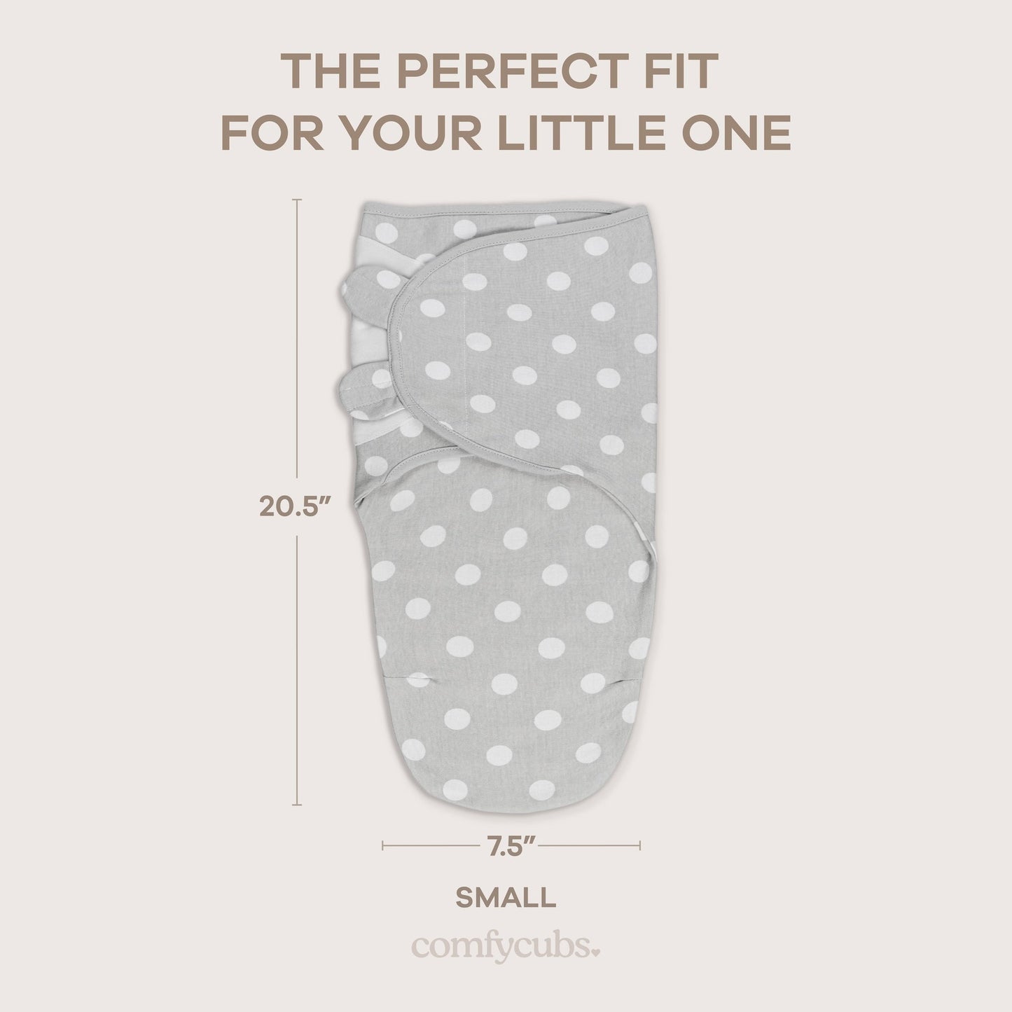 Easy Swaddle Blankets in Grey, Pack of 3